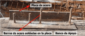 Estribadera utilizada en el doblado tradicional de varillas de acero de 12 mm.