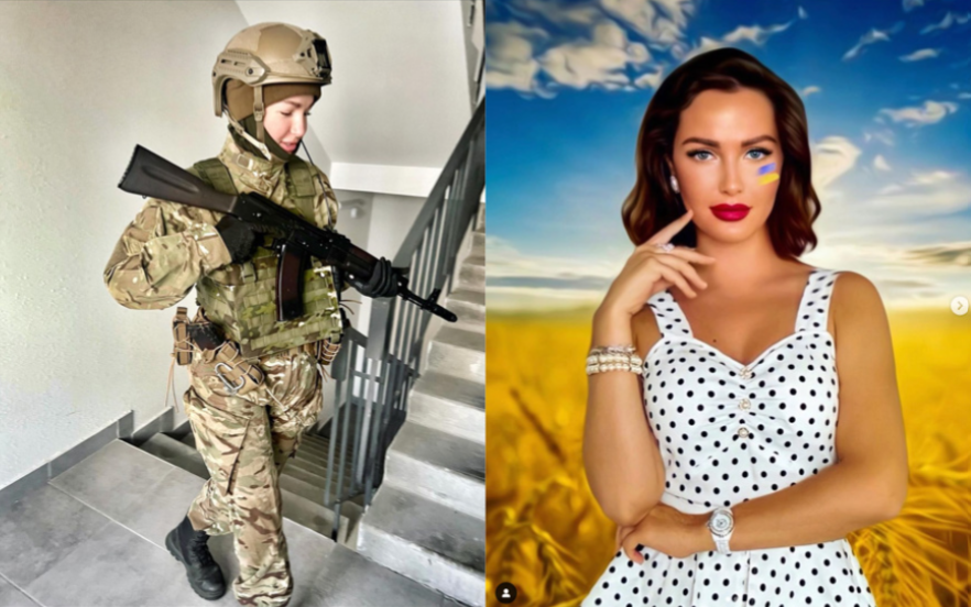 En medio del actual conflicto bélico que protagonizan Rusia y Ucrania, Anastasiia Lenna, quien fue reina de belleza de su país en 2015, aclaró que no está enlistada en el ejército y explicó el porqué aparece con rifle en mano