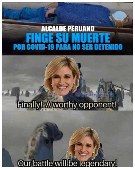 Ejemplo de meme hecho con contenido
personal.