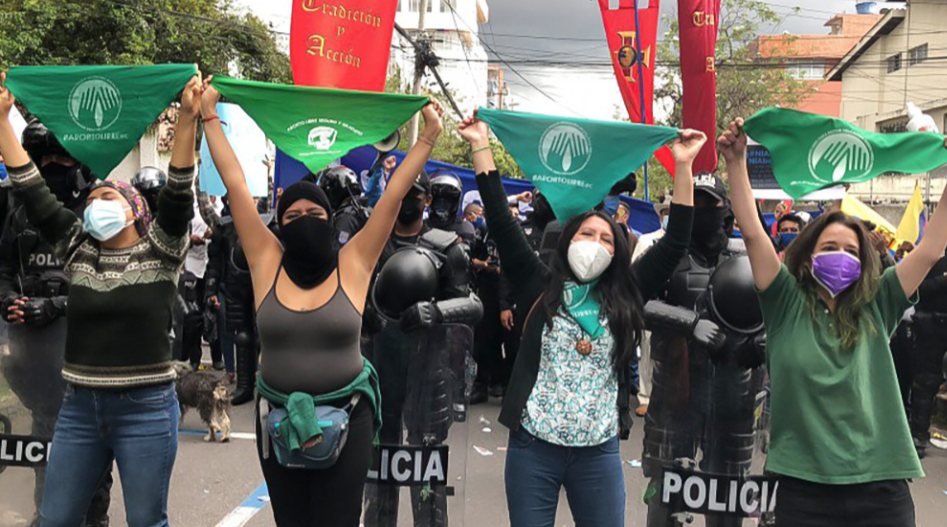 Marcha feminista por la despenalización del aborto