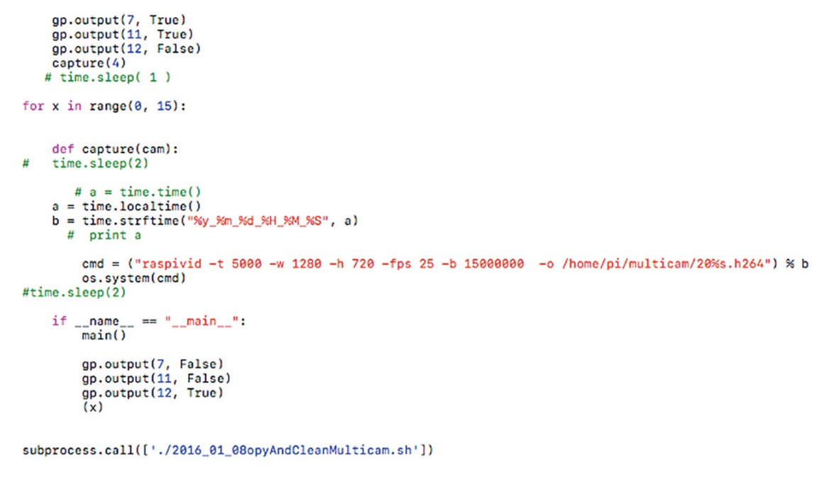 Part of haptic cameras own code built on the arducam model code.