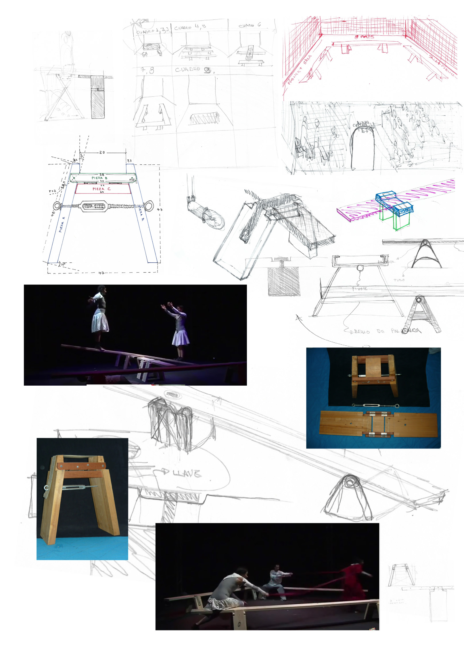 Víctor Hoyos, Cirandar, 2002 y 2010. Obra teatral dirigida por Arístides Vargas.