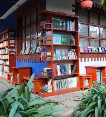 La Biblioteca Comunitaria
Ambulante, sede Comachuén. Archivo fotográfico del proyecto, 2020.