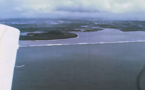 Figure 2. Video 1. Aerial view of the area where the port would be installed (Direction: Carlos Cordeiro).