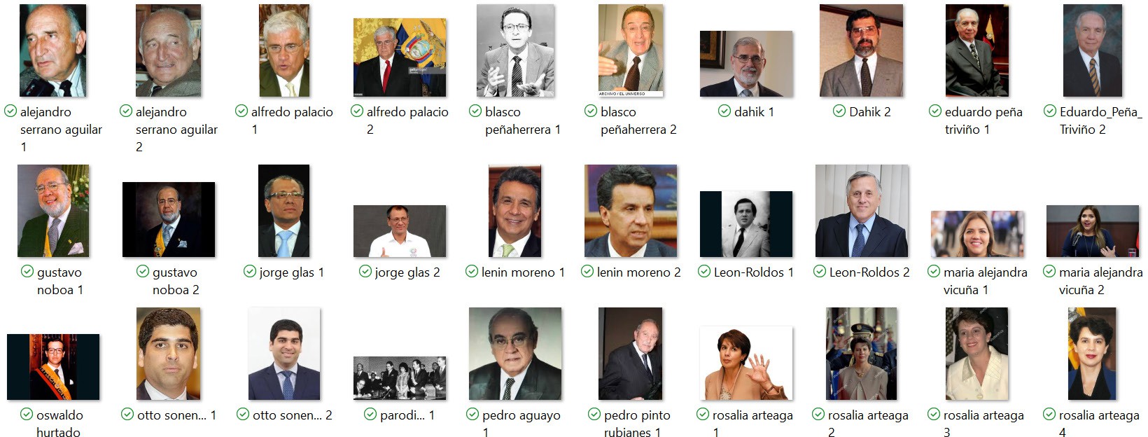 Archivo visual investigativo realizado por lxs autorxs