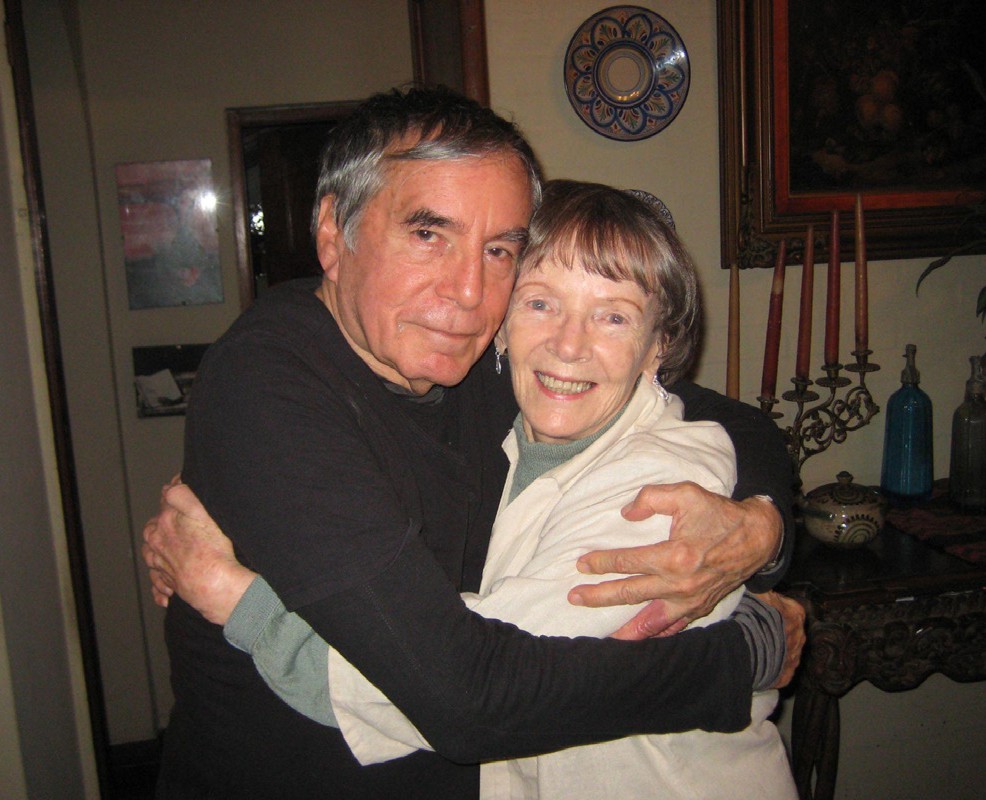 Junto a Hugo Neira. Archivo de Nora de Izcue.