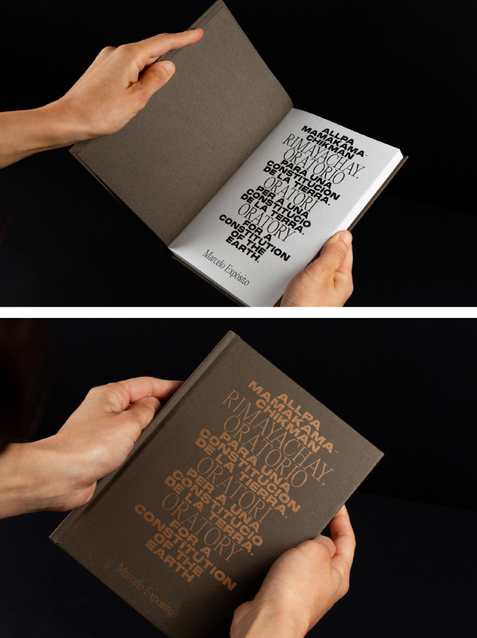 Oratorio para una Constituci&oacute;n de la Tierra, libro de artista. Fotograf&iacute;a: Estudio todojunto.net.