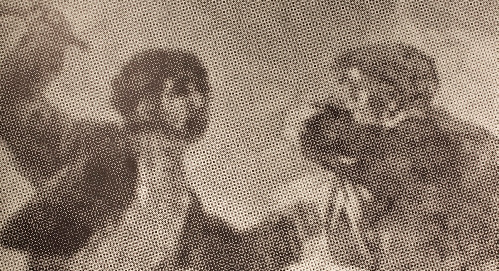 Fotograma de Duelo a garrotazos, Francisco de Goya (1820 - 1823), incluida en el video de la entrevista con el fil&oacute;sofo Michel Serres, Derechos no humanos de Paulo Tavares.