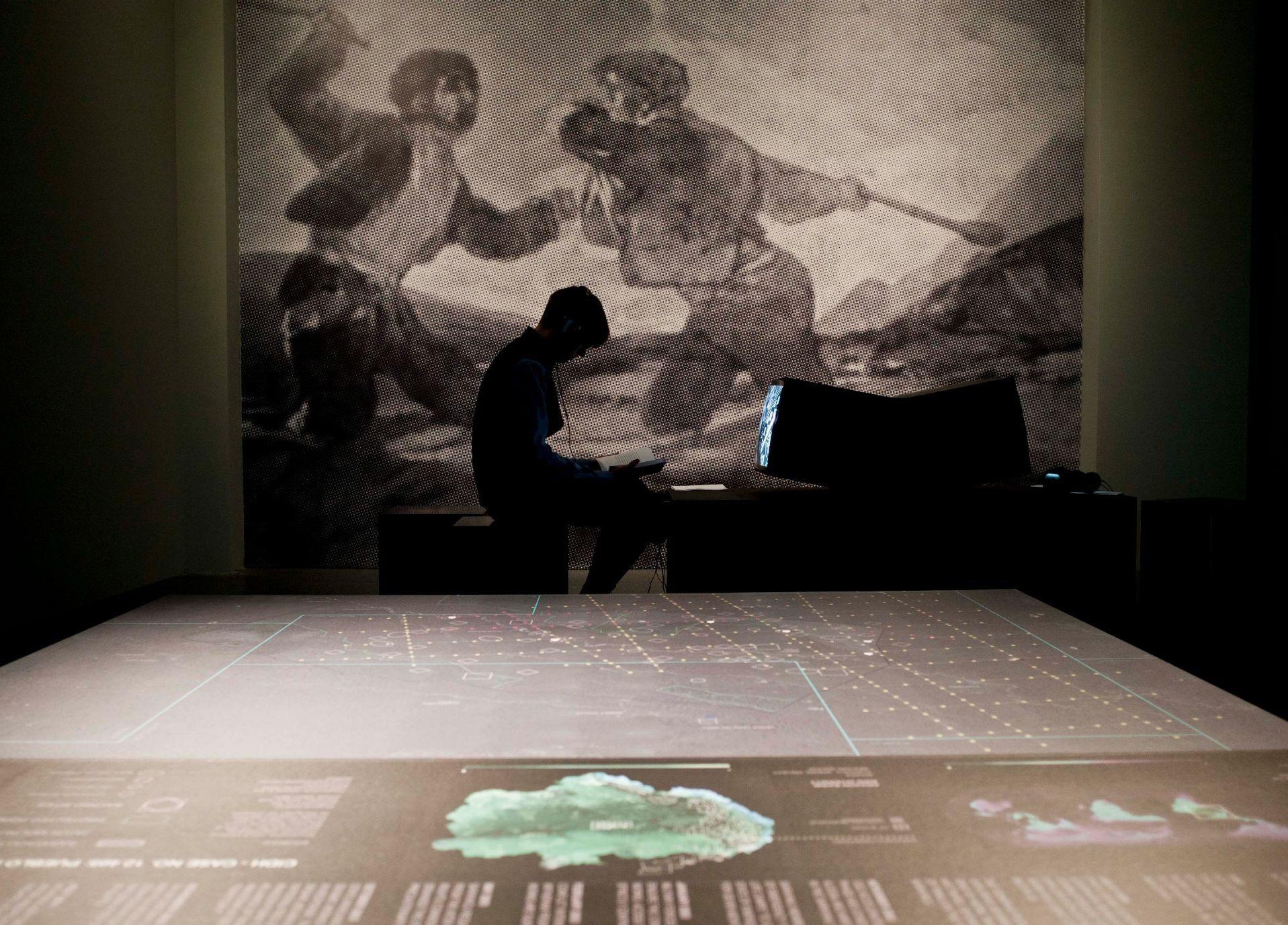 Instalaci&oacute;n de video Non-Human Rights, 2012.