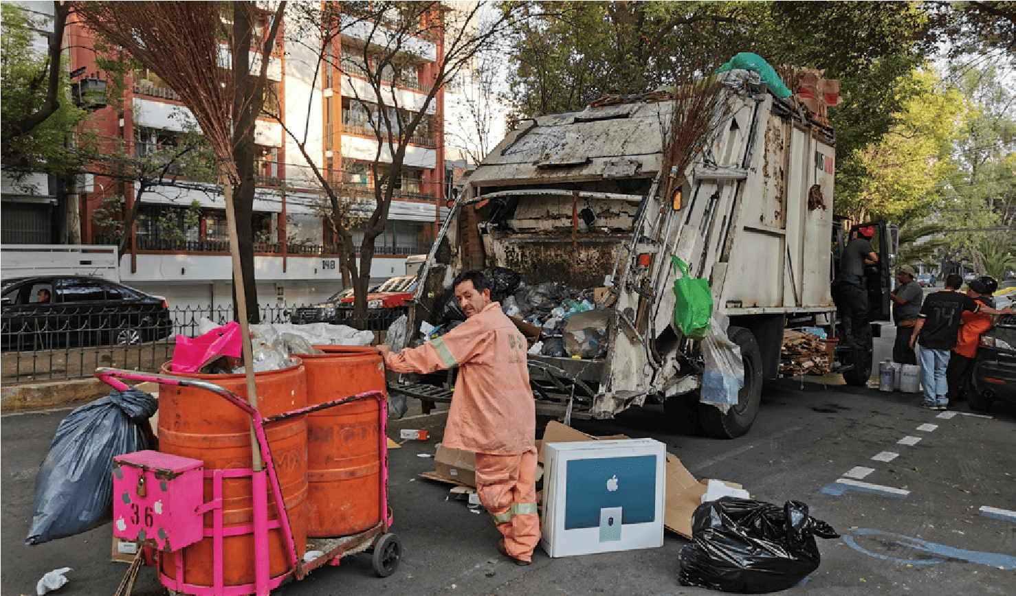 When the truck breaks down, collection is blocked. Street sweepers are at a standstill, garbage piles up on the sidewalks, and tension rises between citizens angry about the disorder and sector leaders calling for patience. This image reveals what happens when care withdraws: the system fractures, tension increases, discomfort becomes visible, and everyday order is disrupted, it becomes dirty, noisy, and suddenly intrusive.