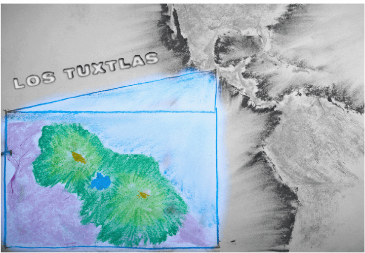 Mapa de la región de Los Tuxtlas, 2025.