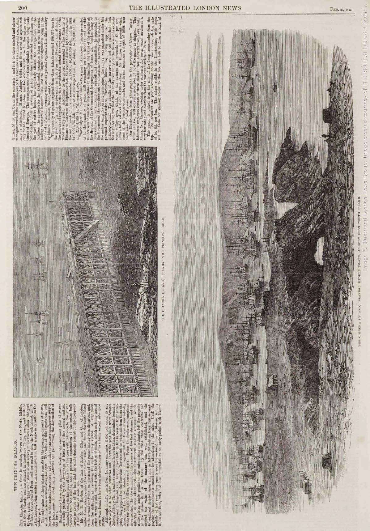 The Illustrated London News (21 de febrero de 1863) p. 200. Recuperado del archivo de The British Library Board de The British Newspaper Archive.
