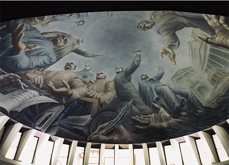 Cúpula de la sala de lectura
principal de la Biblioteca Pública del Estado de
Jalisco