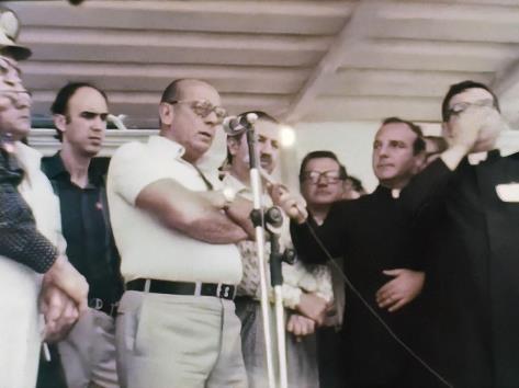 Video 3 Frame from the sequence in which Jo&atilde;o Figueiredo speaks in Suape Direction Carlos Cordeiro