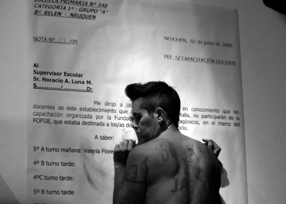 Registro de la performance sexo (en) p&uacute;blico