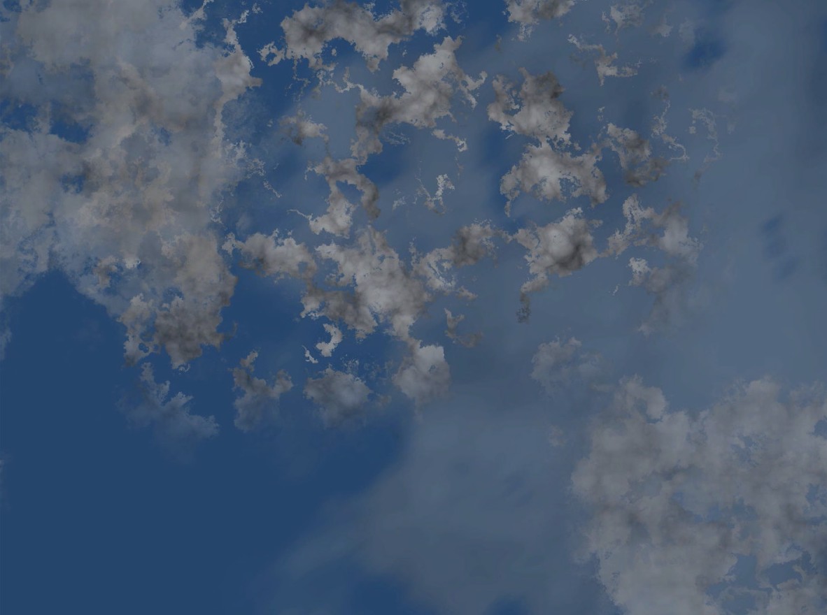Cielo de Valeria (22/08/1985): Antiguo aeropuerto de la ciudad de Quito, 22 de agosto de 1985, 7am. En la capa más baja del cielo, 1400 msnm, se divisan nubes estratocúmulos (SC) que forman ondas grises en las alturas; sobre estas, a 3000 msnm, hay algunas altocúmulos (AC) que aparentan un cielo manchado por marcas de un pincel; y arriba, a 9000 msnm, un manto blanquecino y fibroso cubre el cielo, típico de cirrostratos (CS), pequeños cristales de hielo que se forman en lo más alto del cielo.
