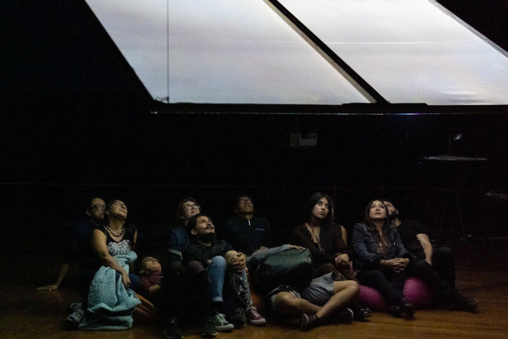 Estación de recreación del cielo, obra CLIMA. Foto: Ana Lu Zapata FTNS, 2024.