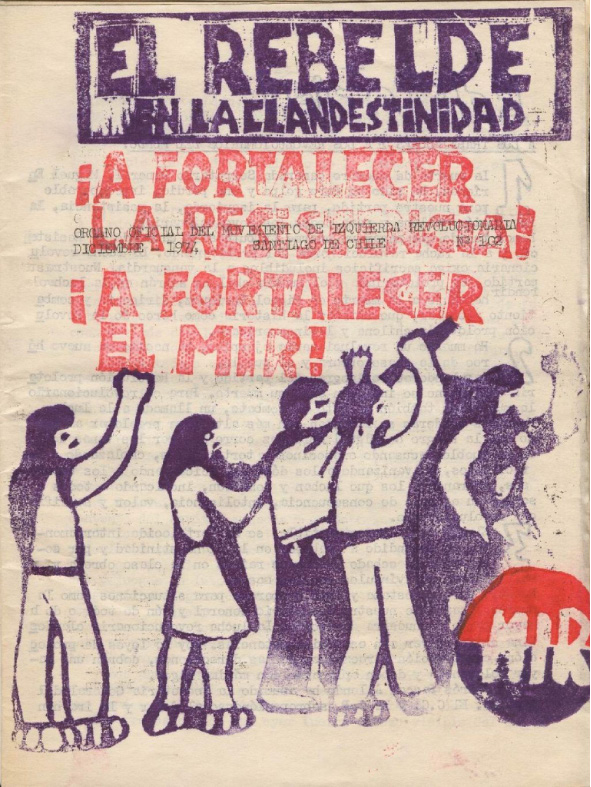 MIR. 1974. El Rebelde 102 (December), cover.