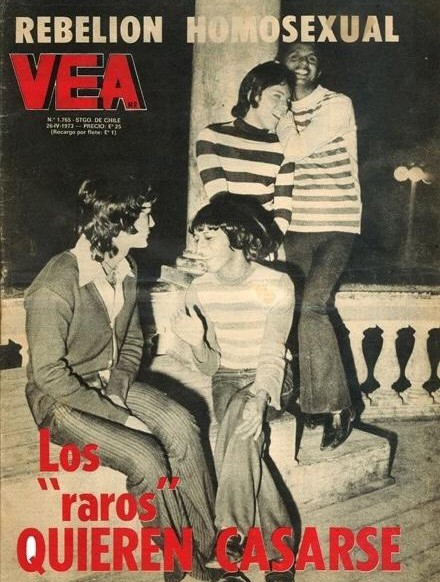 VEA. 1973. “Rebelión homosexual.’” VEA 1765 (April): cover.