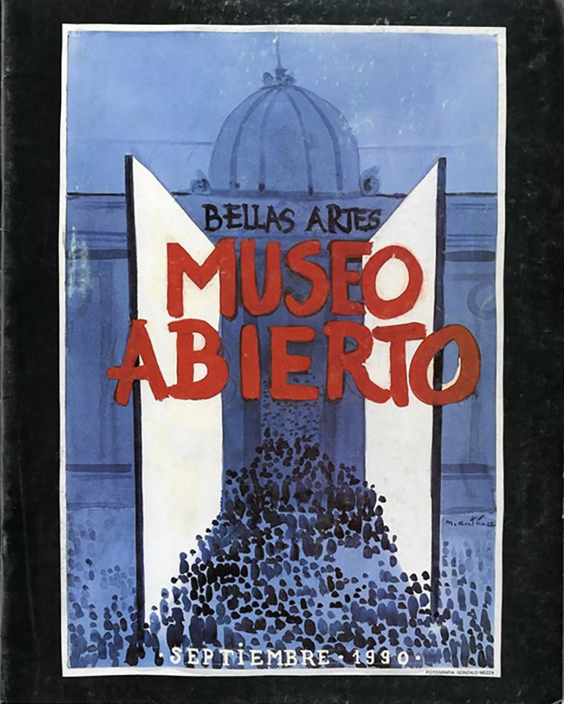 Museo Nacional de Bellas Artes. 1990. Museo Abierto. Santiago, RM: Museo Nacional de Bellas Artes, cover.