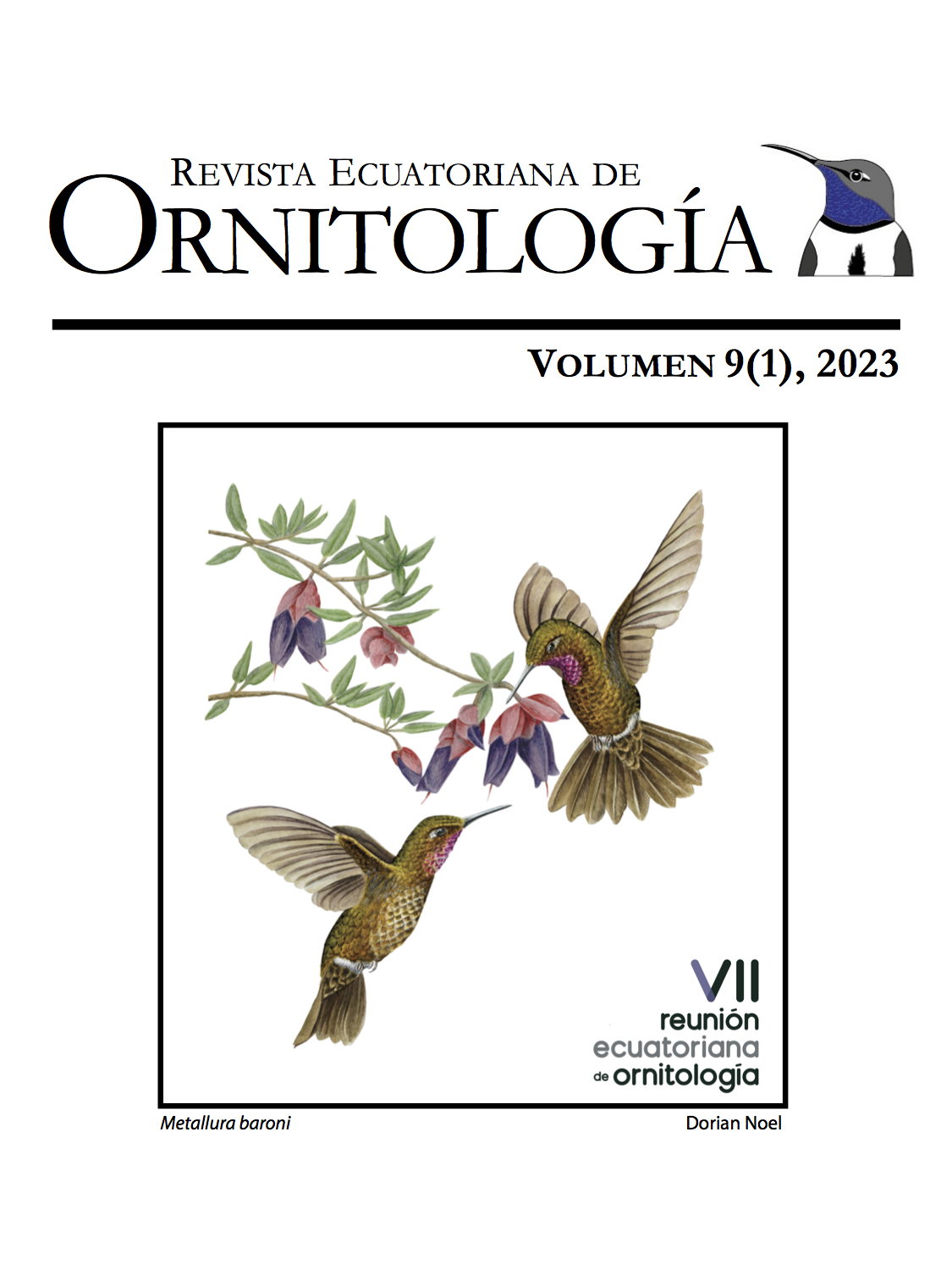 					Ver Vol. 9 Núm. 1 (2022): Memorias de la VII Reunión Ecuatoriana de Ornitología
				