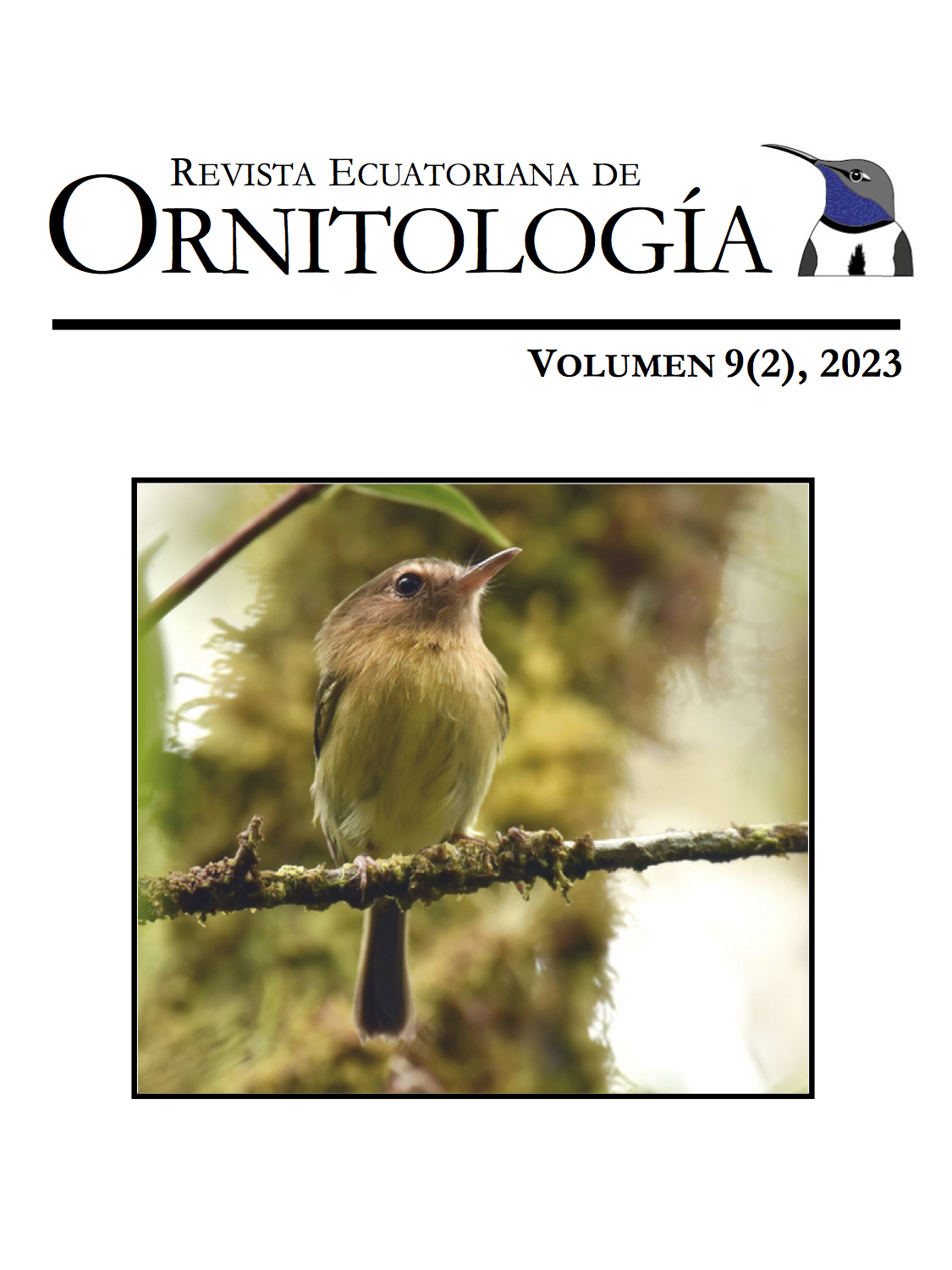					Ver Vol. 9 Núm. 2 (2023): Revista Ecuatoriana de Ornitología
				