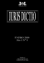 Portada Iuris Dictio Vol. 1 Núm. 1 (2000)